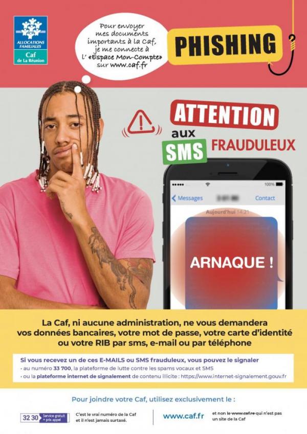 ATTENTION AUX MESSAGES OU AUX APPELS FRAUDULEUX | Bienvenue Sur Caf.fr